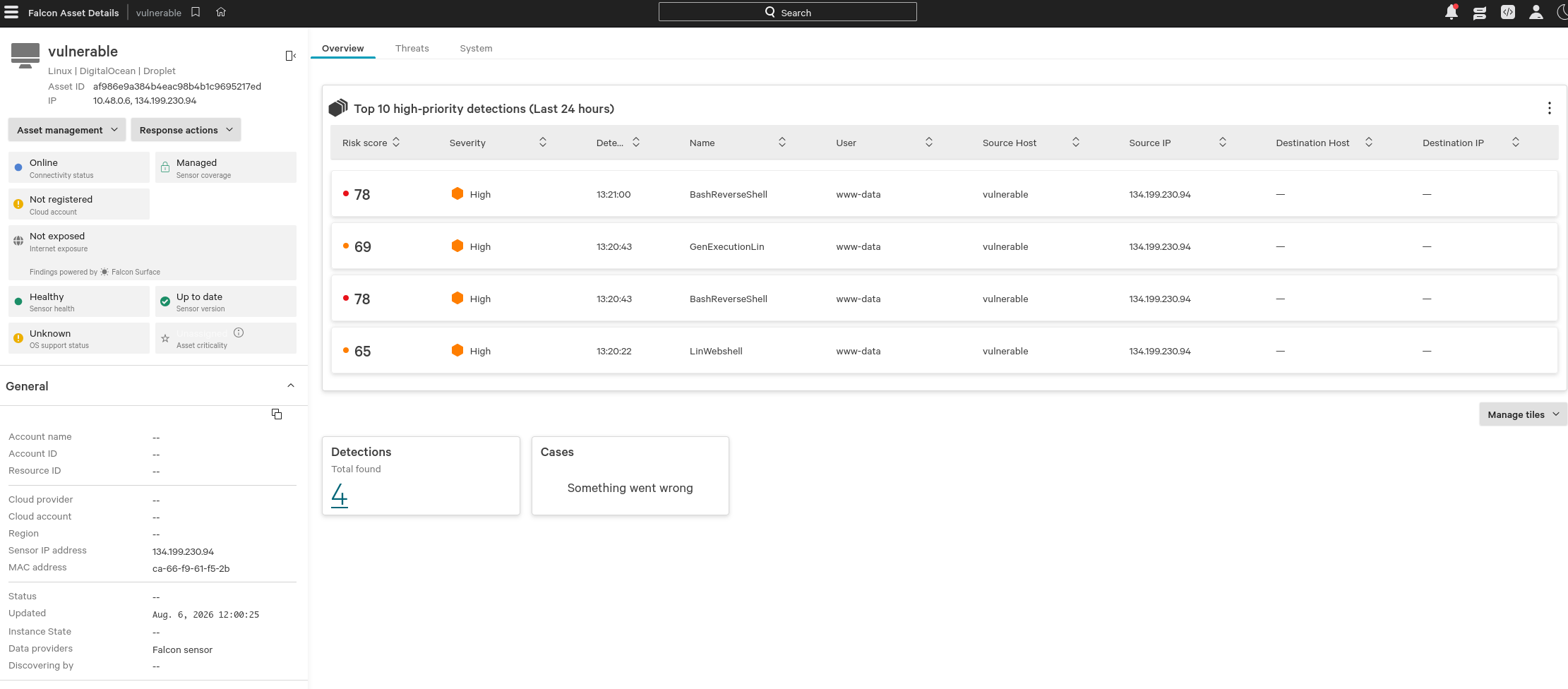 image of CrowdStrike endpoint security